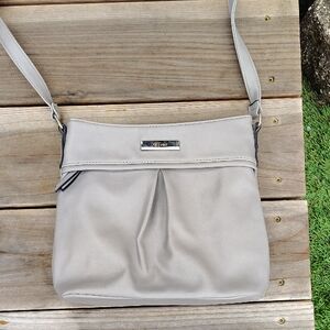 Nine West Light Gray Crossbody Bag